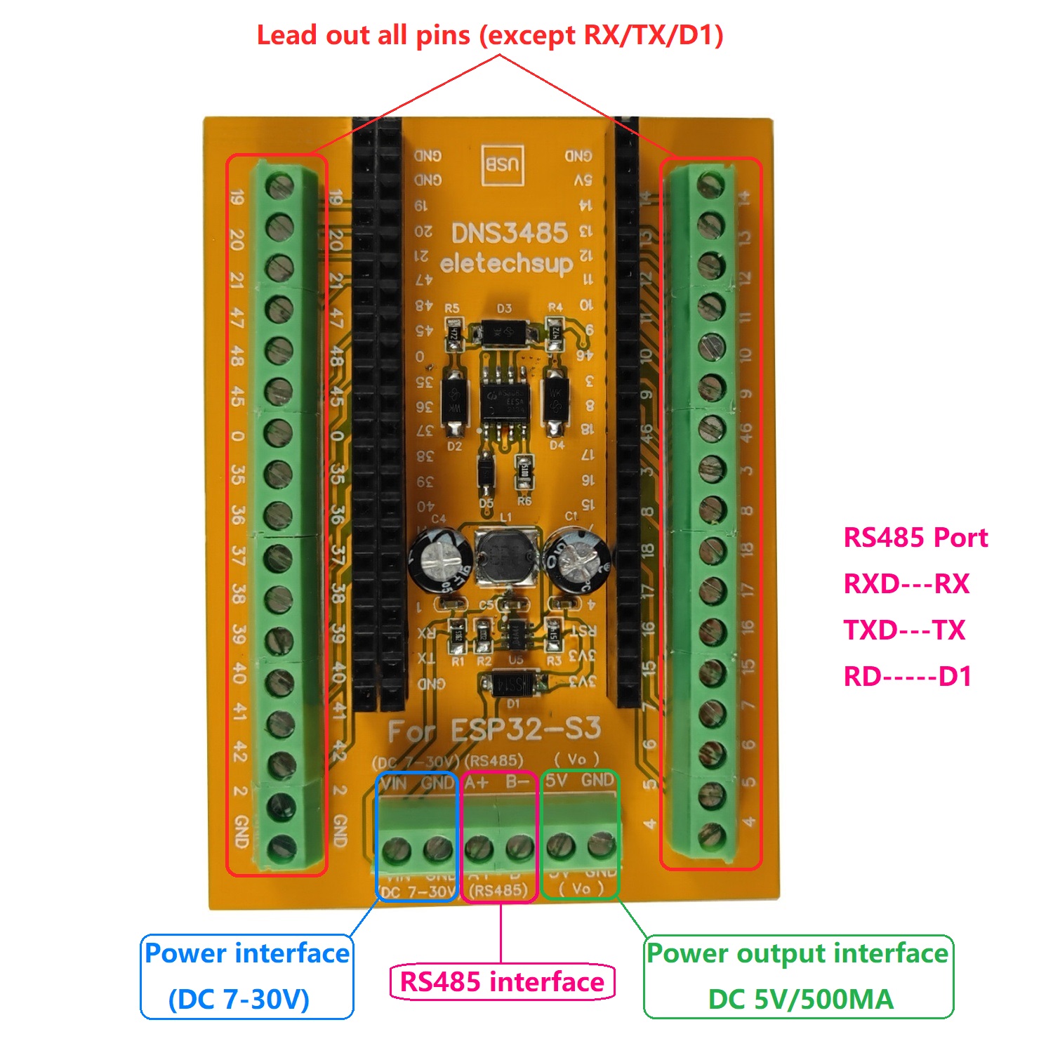 ESP32 S3 WiFi BLE RS485 485 BU - Smart Home Arduino Uno avaliação e preço