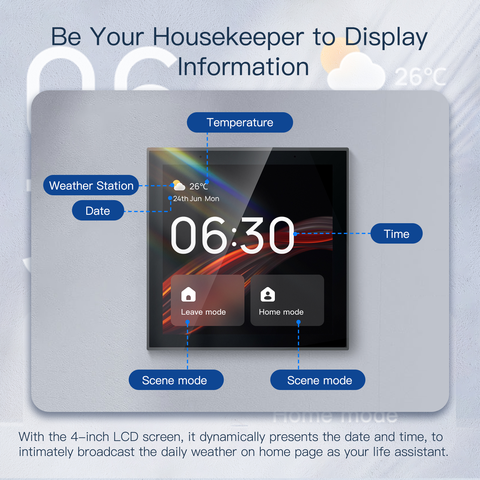 2026 Golden Security TPP01 4 I - Smart Home Panel avaliação e preço