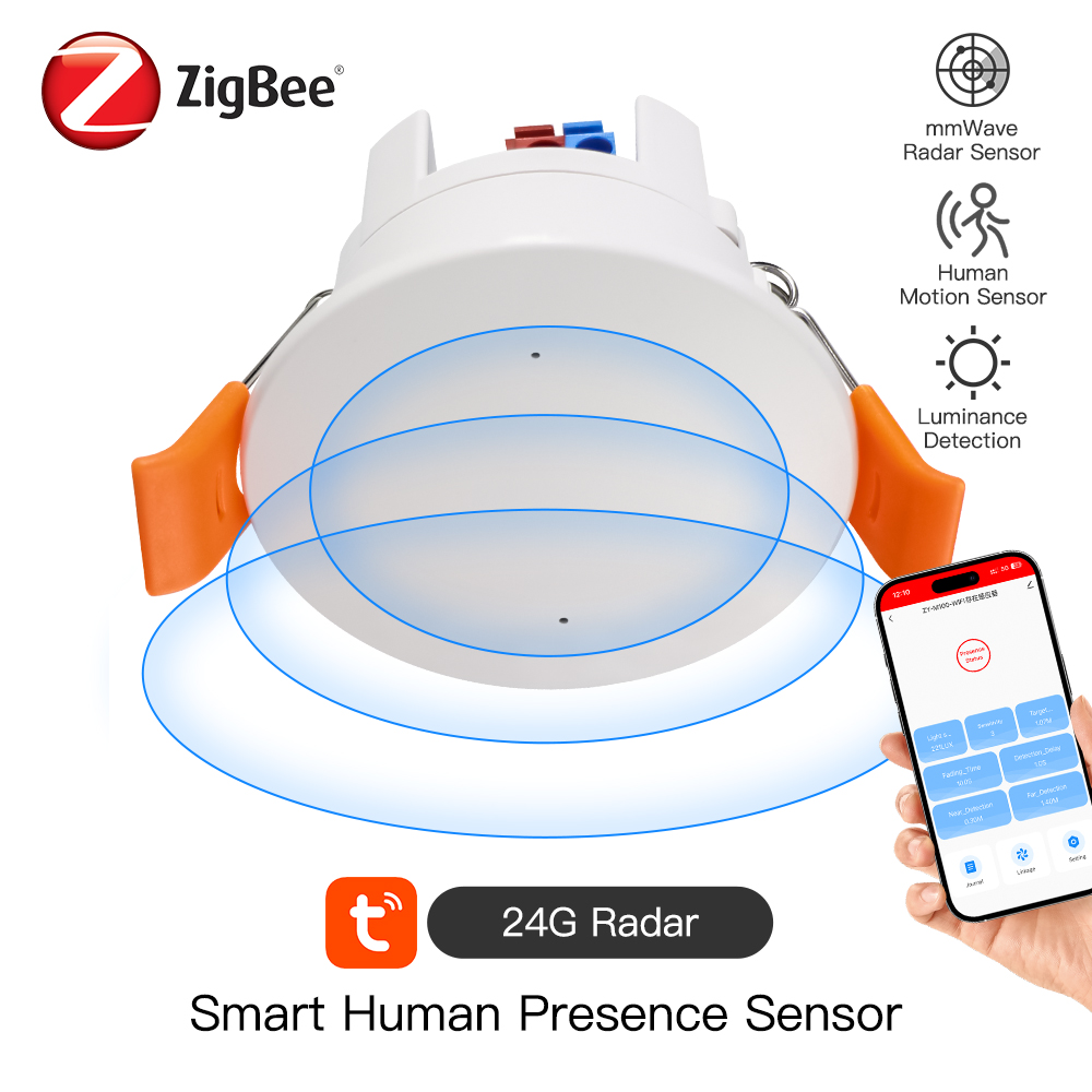 ZigBee MmWave Radar Human Pres - Zigbee Motion Sensor avaliação e preço