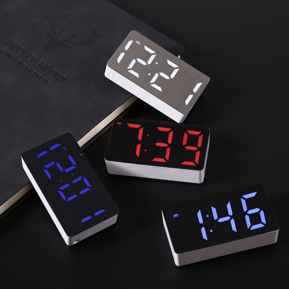 LED Electronic Watch Mirror Al - Smart Home Utilities avaliação e preço