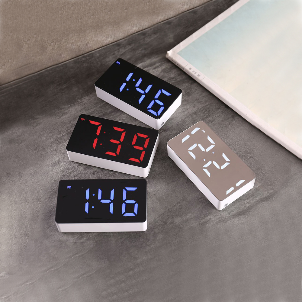 LED Electronic Watch Mirror Al - Smart Home Utilities avaliação e preço