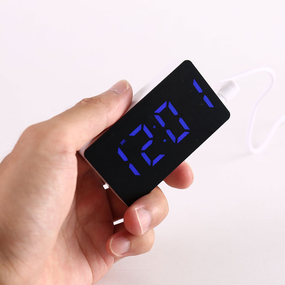 LED Electronic Watch Mirror Al - Smart Home Utilities avaliação e preço