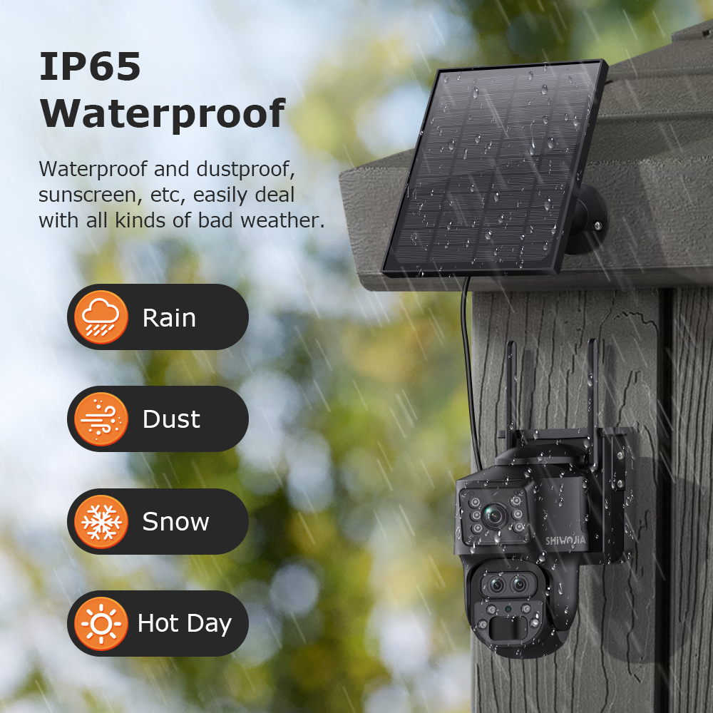 SHIWOJIA 15X ZOOM Solar Camera - Smart Home Outdoor Camera avaliação e preço