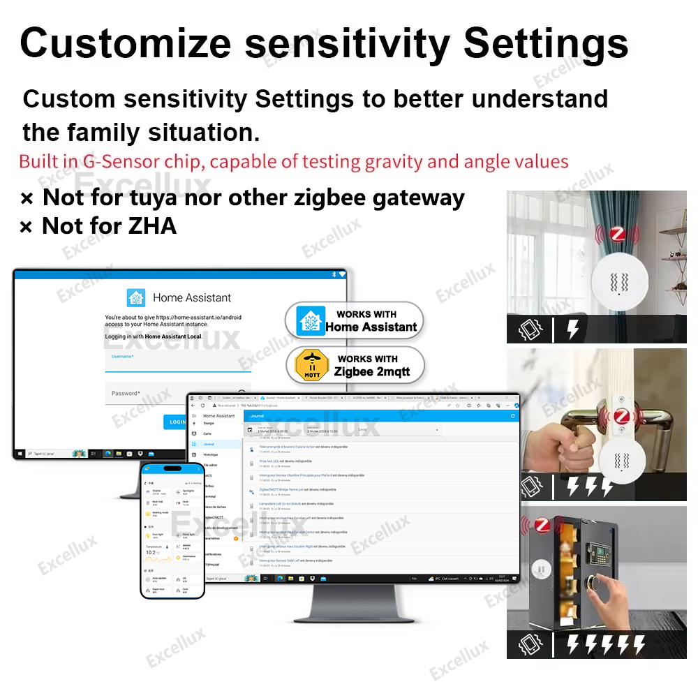 Zigbee 3.0 Smart Vibration Sen - Zigbee Motion Sensor avaliação e preço