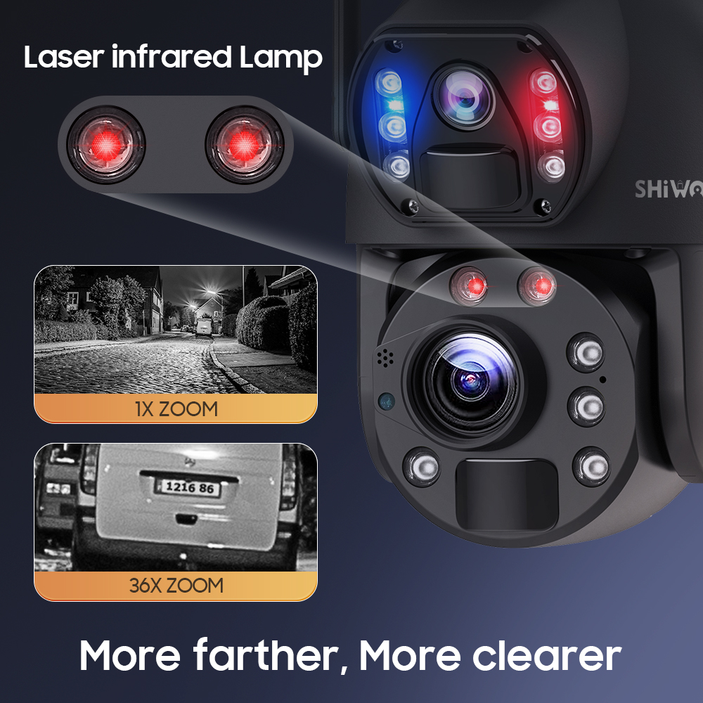 SHIWOJIA 50X ZOOM Solar Camera - Smart Home Outdoor Camera avaliação e preço