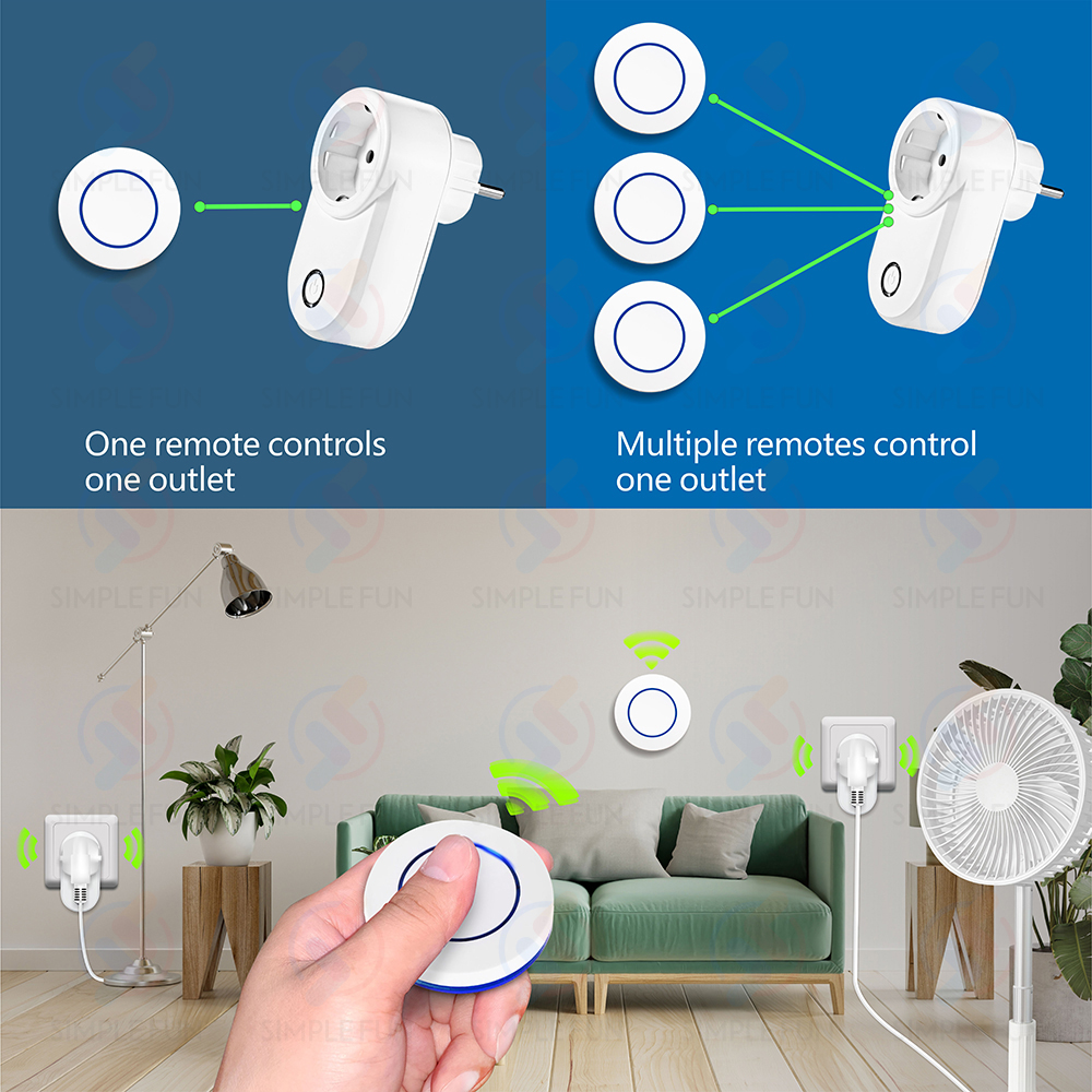 Wireless Remote Control Socket - Smart Home Utilities avaliação e preço