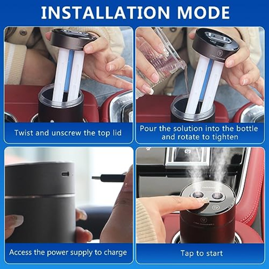 Smart car air freshener diffus - Smart Humidifier avaliação e preço