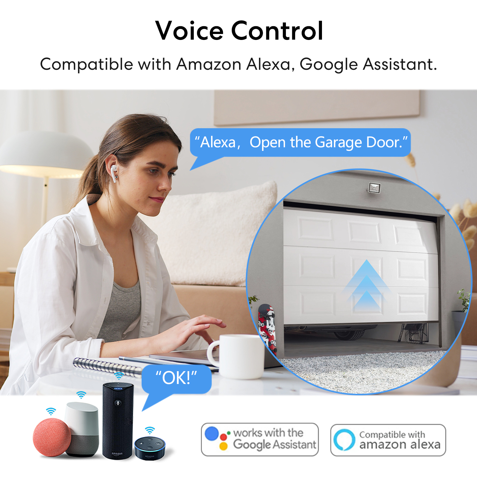 RiooCubee Tuya Smart Life Gara - Smart Garage Door Opener avaliação e preço
