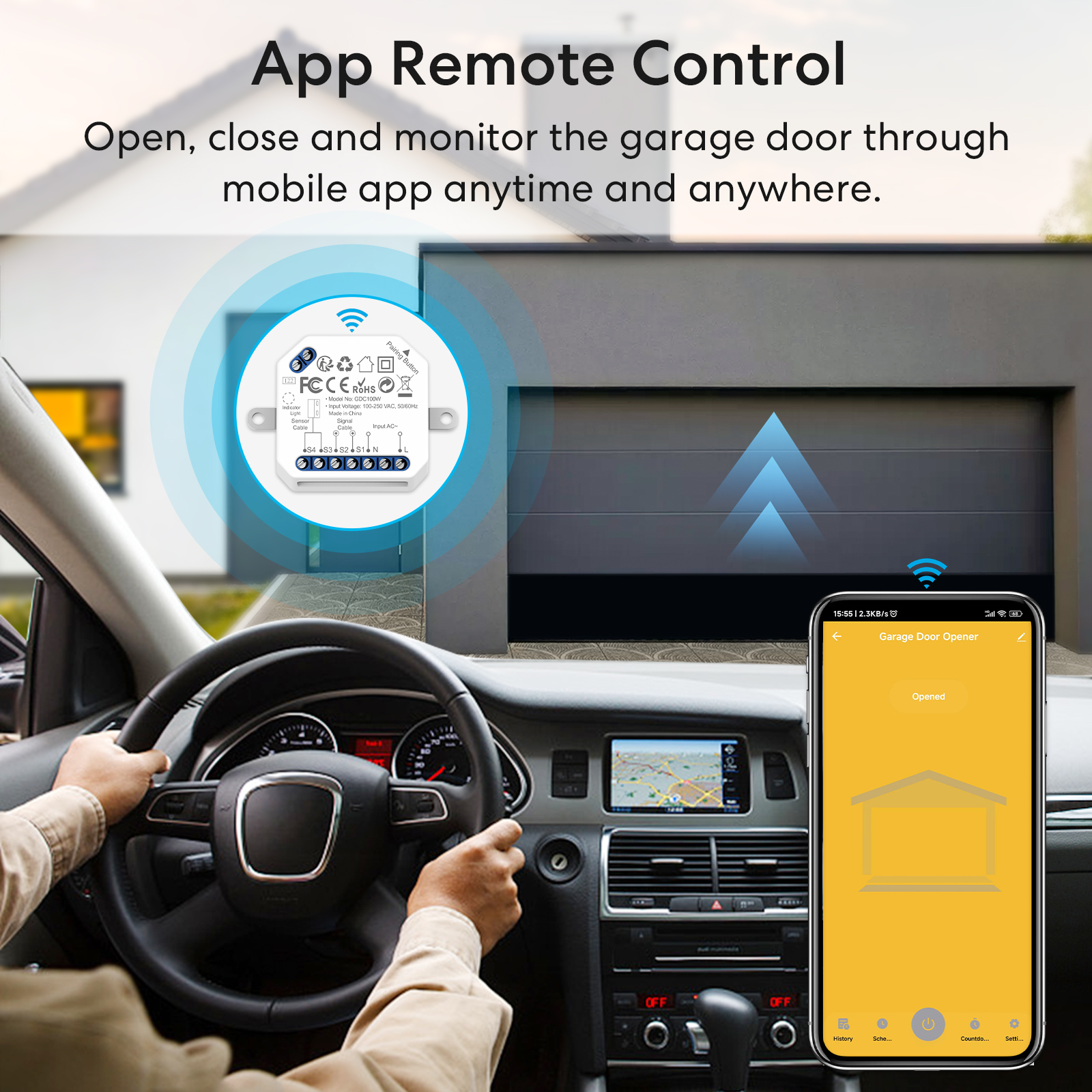 RiooCubee Tuya Smart Life Gara - Smart Garage Door Opener avaliação e preço
