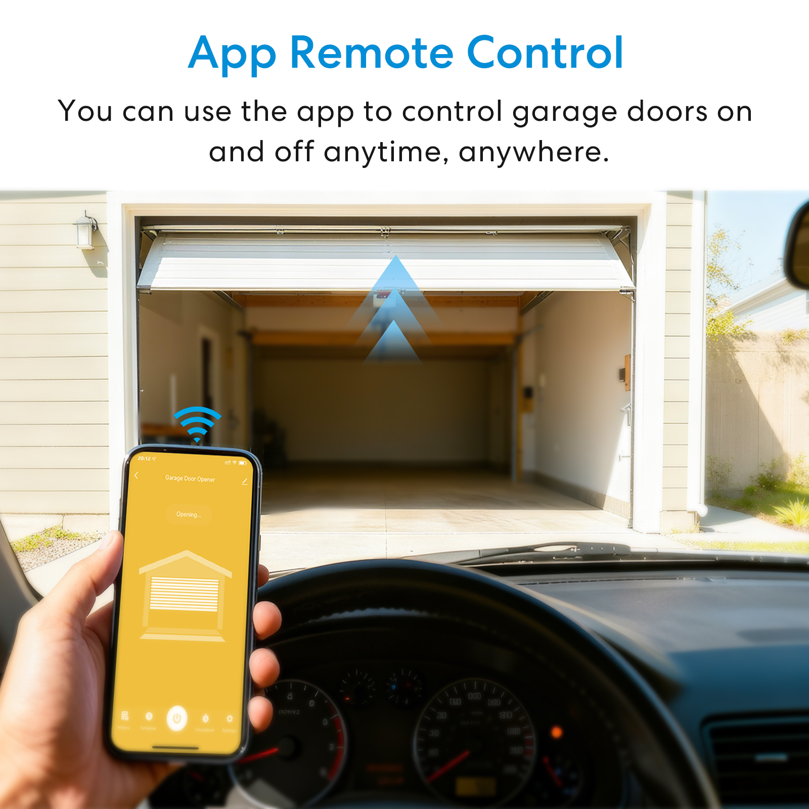 RiooCubee DC 5V Garage Door Op - Smart Garage Door Opener avaliação e preço