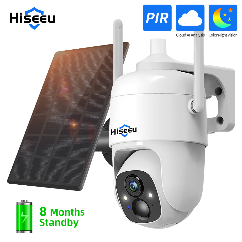 Hiseeu 3MP Cloud AI WiFi Video - Smart Home Outdoor Camera avaliação e preço