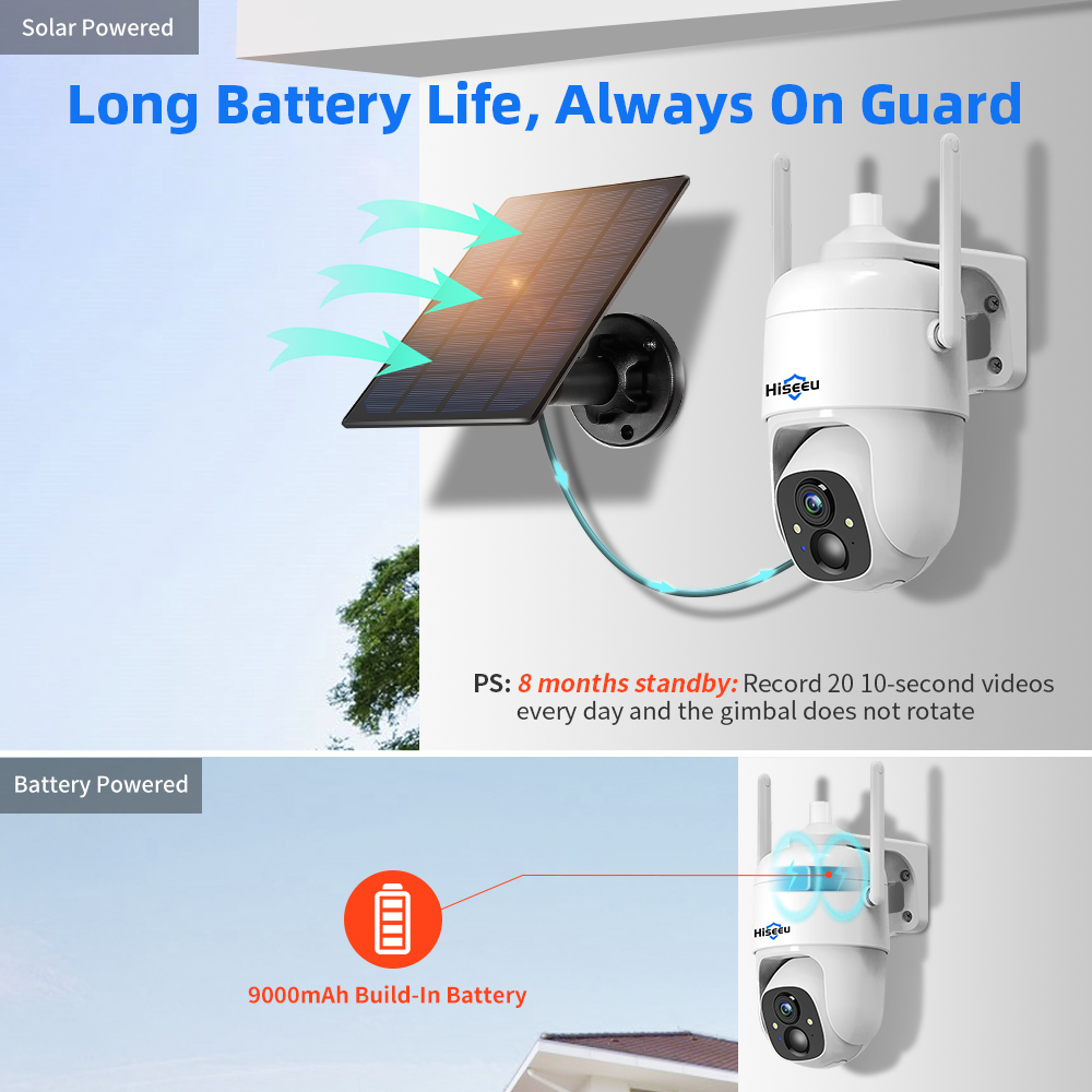 Hiseeu 3MP Cloud AI WiFi Video - Smart Home Outdoor Camera avaliação e preço