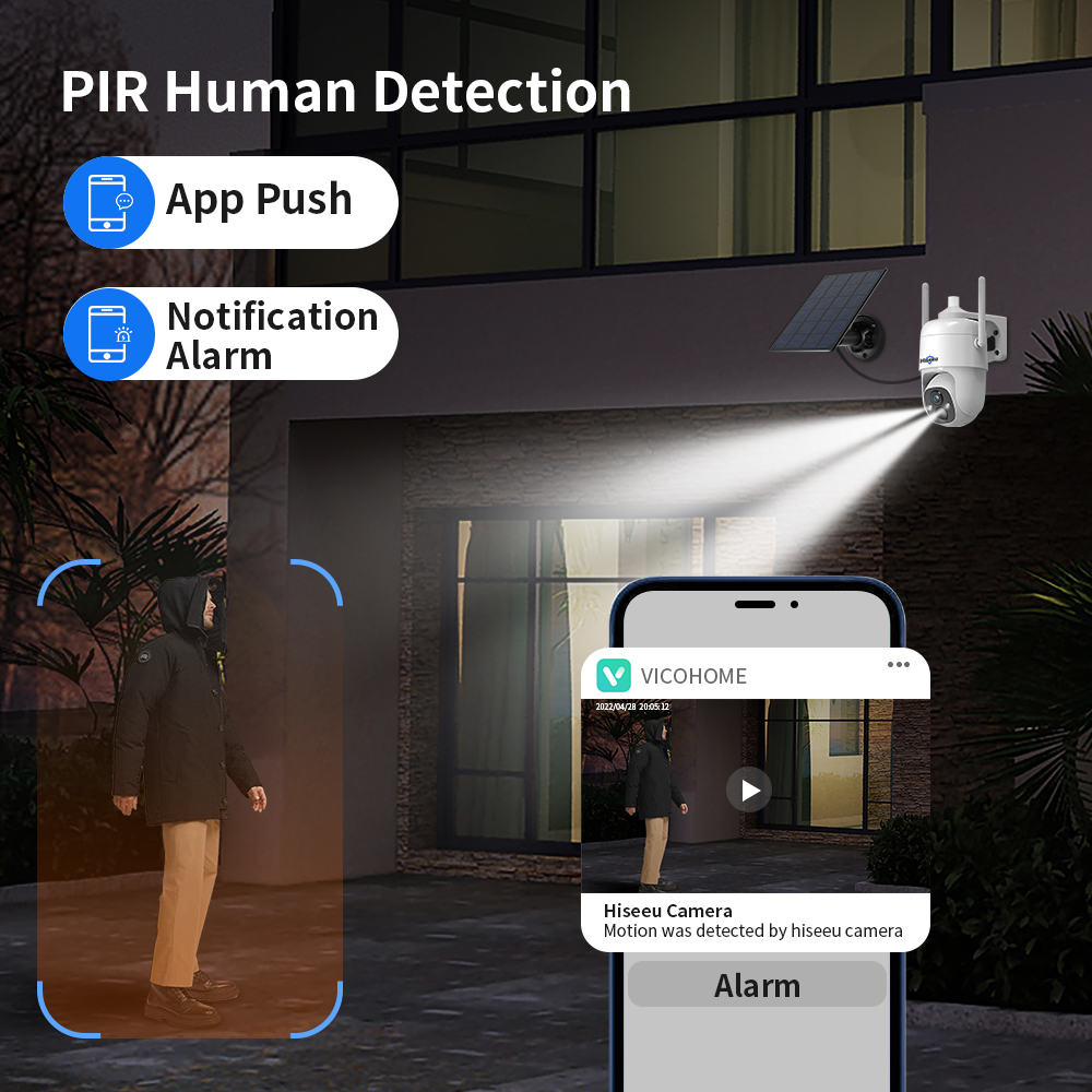 Hiseeu 3MP Cloud AI WiFi Video - Smart Home Outdoor Camera avaliação e preço