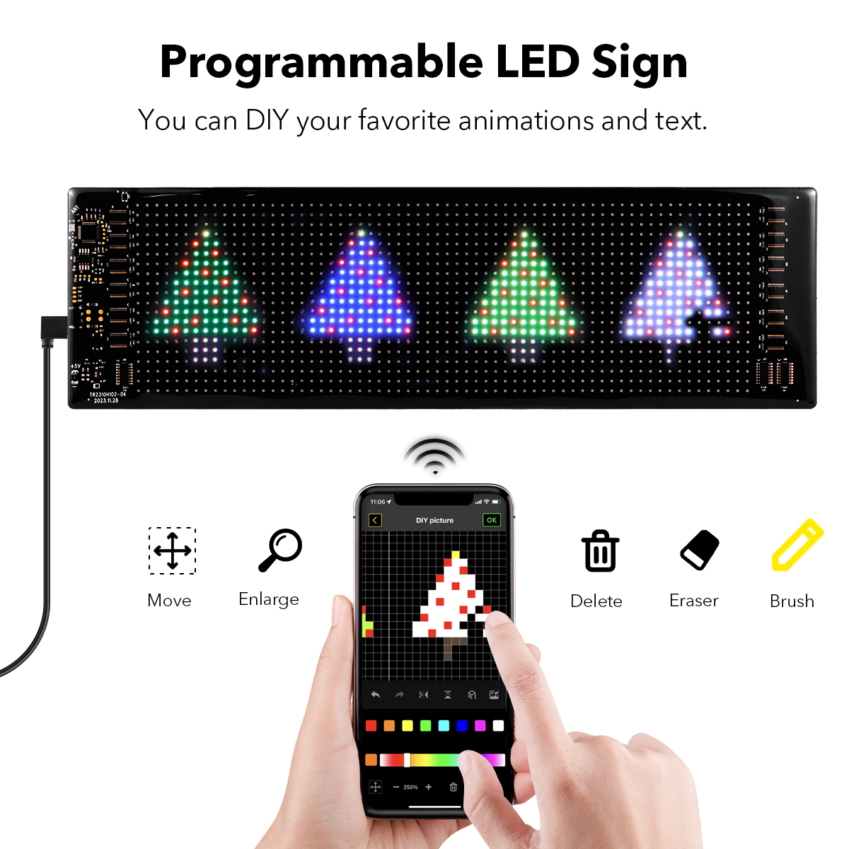 Smart APP Control LED Pixel Ma - Smart Bulb avaliação e preço