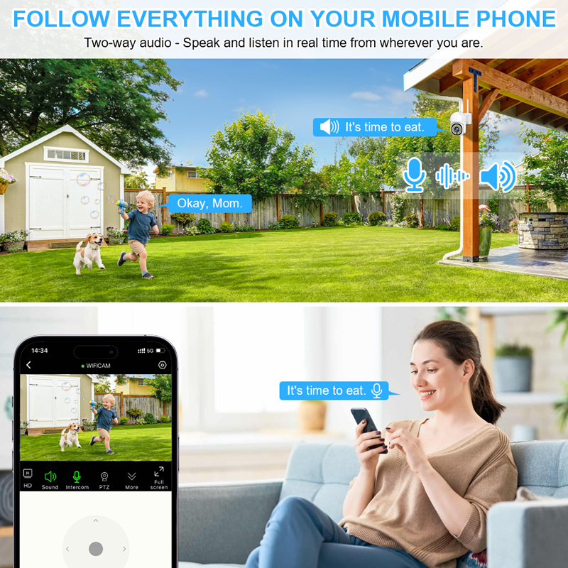Smar 3MP Wireless CCTV Securit - Smart Home Outdoor Camera avaliação e preço
