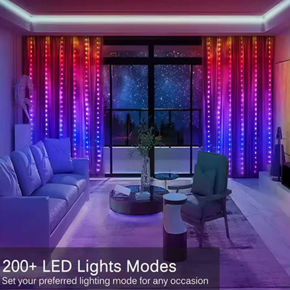 3M RGB Smart LED Curtain Light - Smart Bulb avaliação e preço