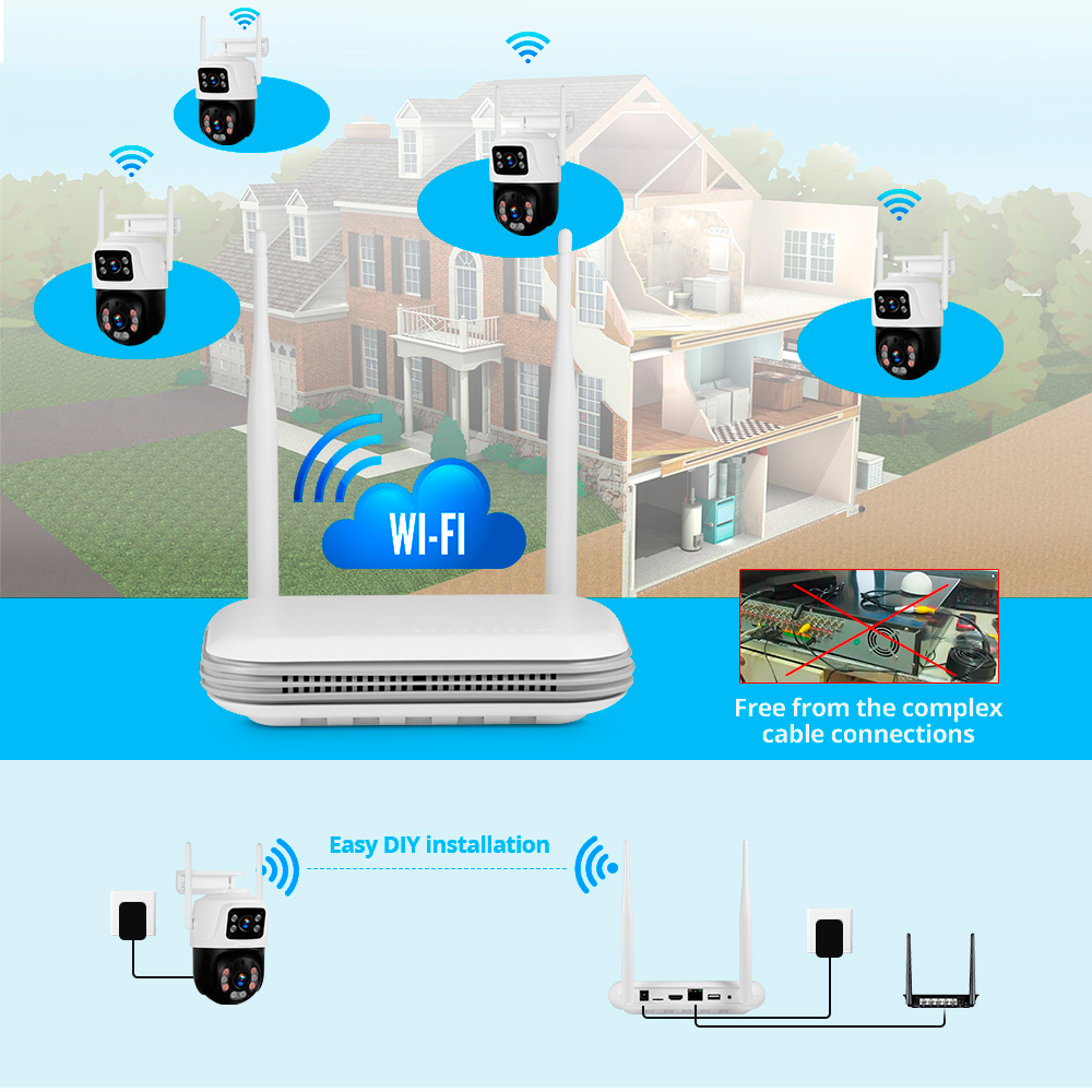 KERUI 2K 4MP Outdoor Full HD S - Smart Home Outdoor Camera avaliação e preço