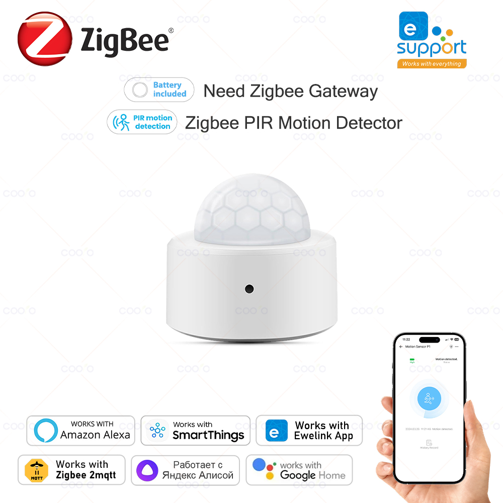 COOLO Zigbee 3.0 PIR Motion Se - Zigbee Motion Sensor avaliação e preço