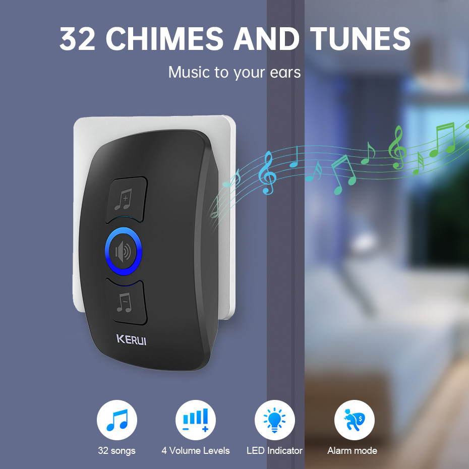 KERUI M525 Door Bell Chime Kit - Smart Home Demo Kit avaliação e preço