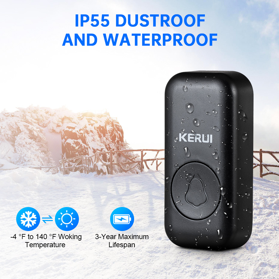 KERUI M525 Door Bell Chime Kit - Smart Home Demo Kit avaliação e preço